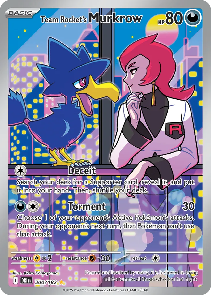 Team Rocket's Murkrow card image