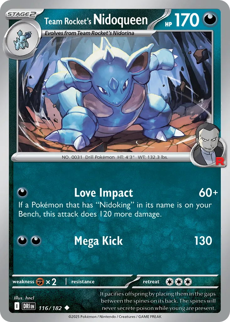 Team Rocket's Nidoqueen card image
