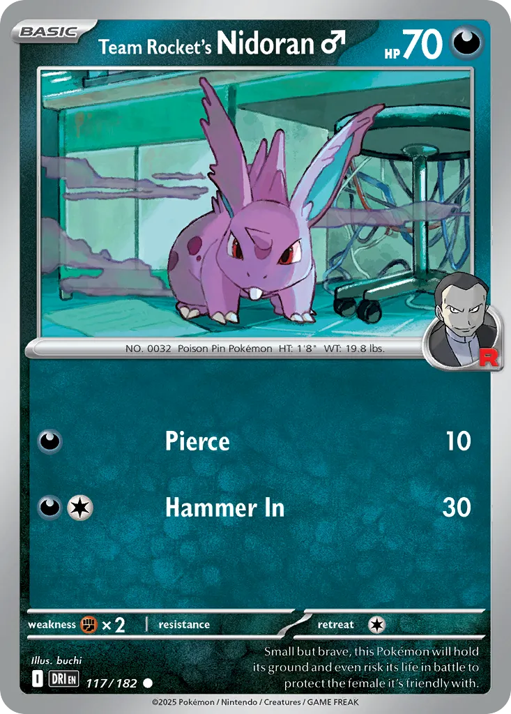 Team Rocket's Nidoran M card image
