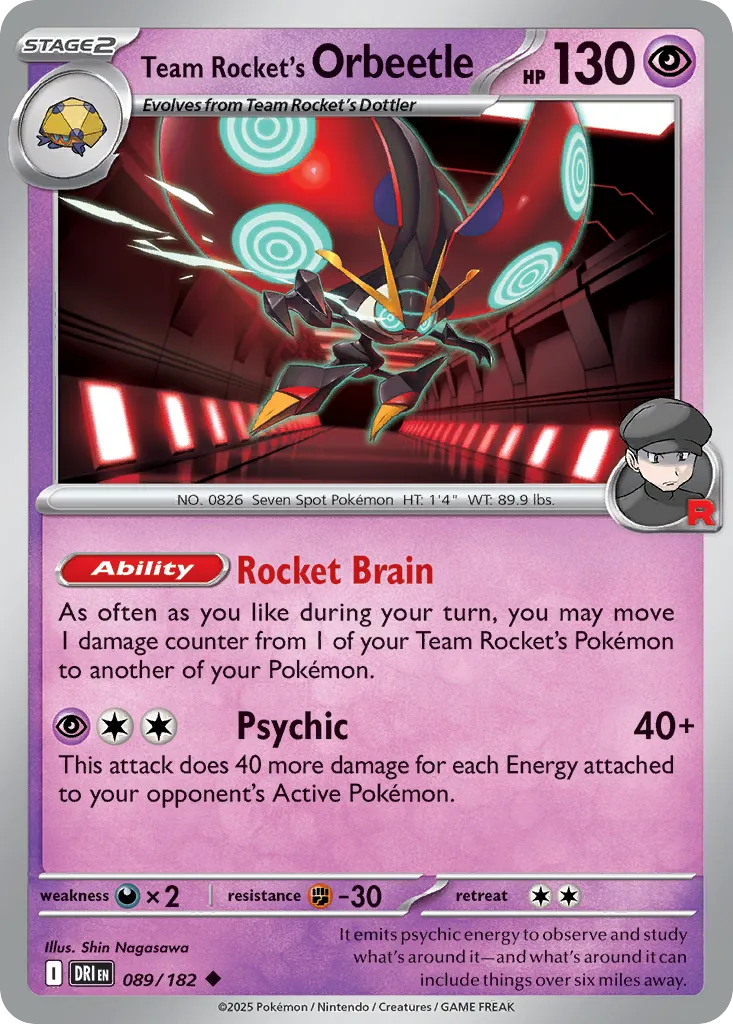 Team Rocket's Orbeetle card image