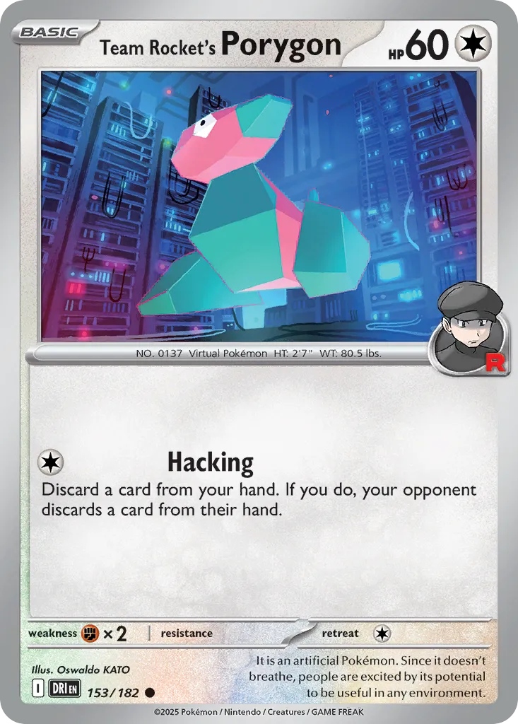 Team Rocket's Porygon card image