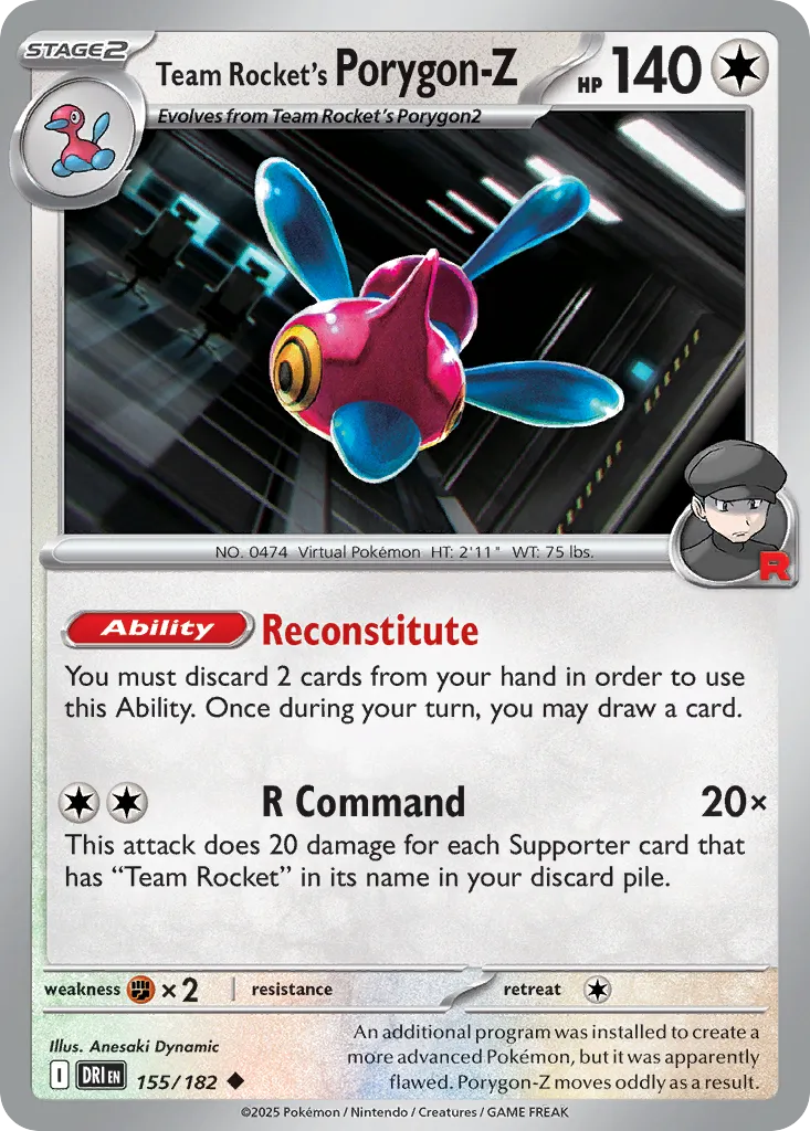 Team Rocket's Porygon-Z card image