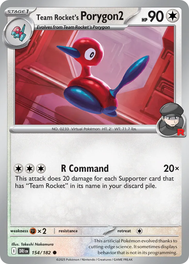 Team Rocket's Porygon2 card image