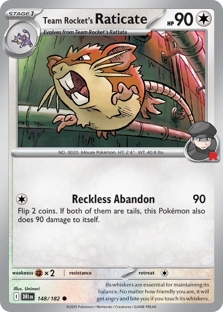 Team Rocket's Raticate card image