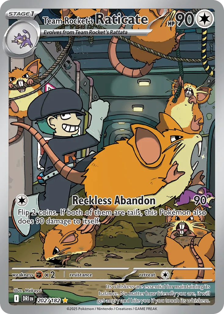 Team Rocket's Raticate card image