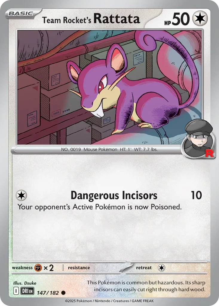 Team Rocket's Rattata card image