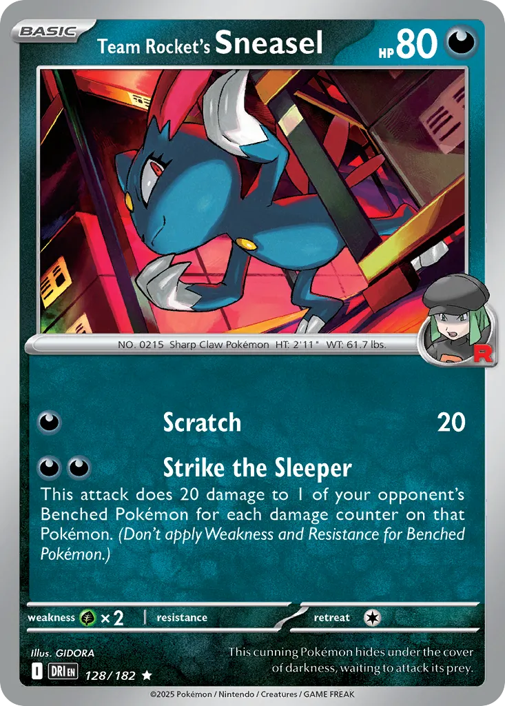 Team Rocket's Sneasel card image