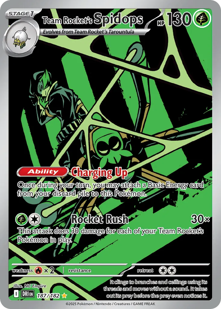 Team Rocket's Spidops card image