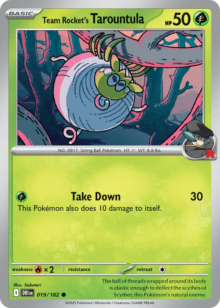 Team Rocket's Tarountula card image