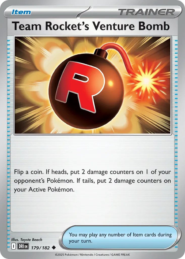 Team Rocket's Venture Bomb card image