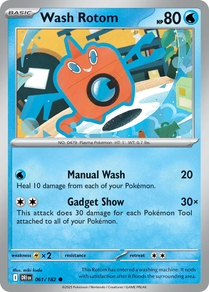 Wash Rotom card image