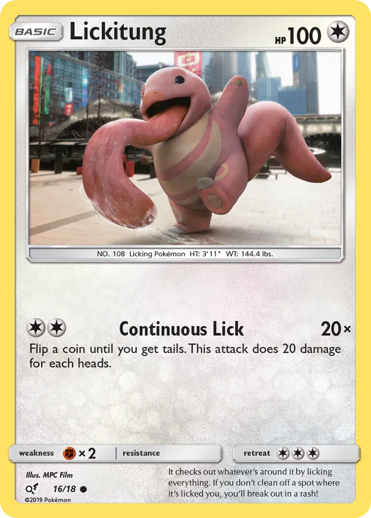 Lickitung card image