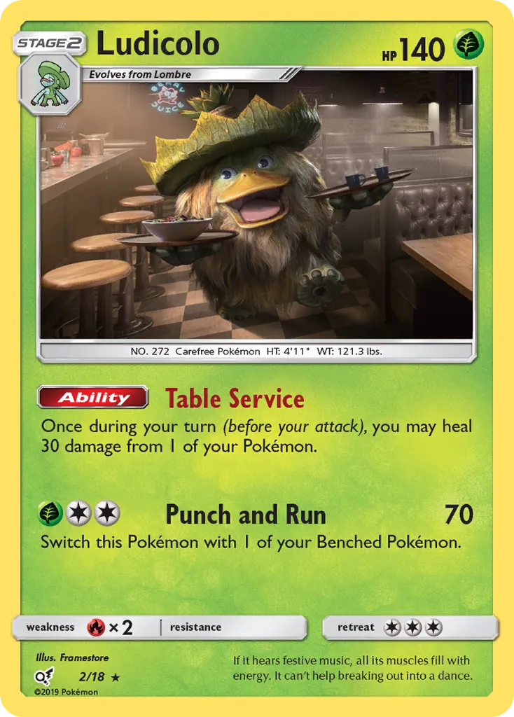 Ludicolo card image