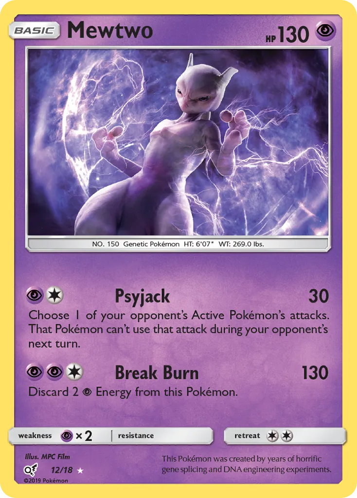 Mewtwo #12 card image