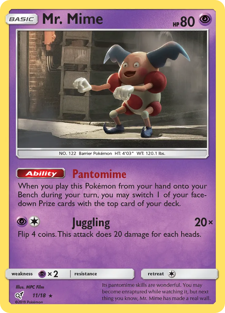 Mr. Mime #11 card image