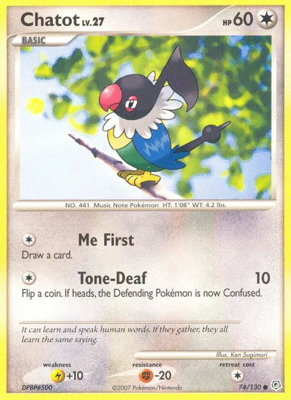 Chatot card image