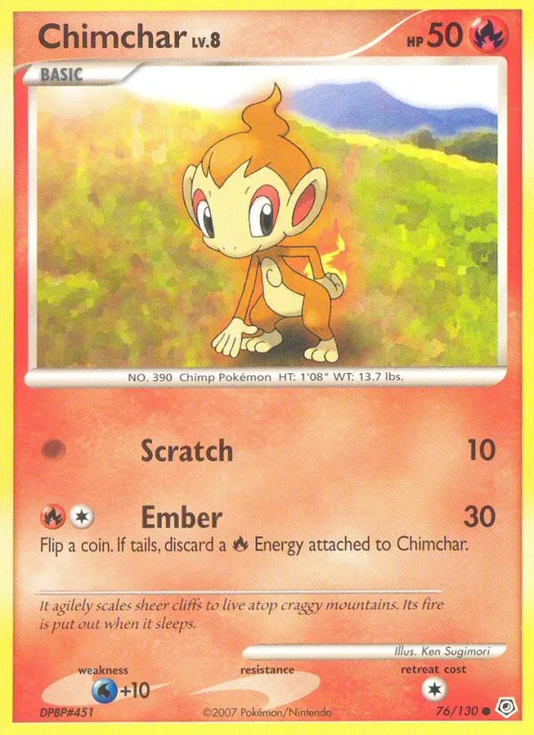 Chimchar card image