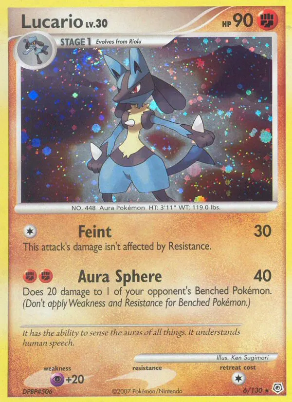 Lucario #6 card image