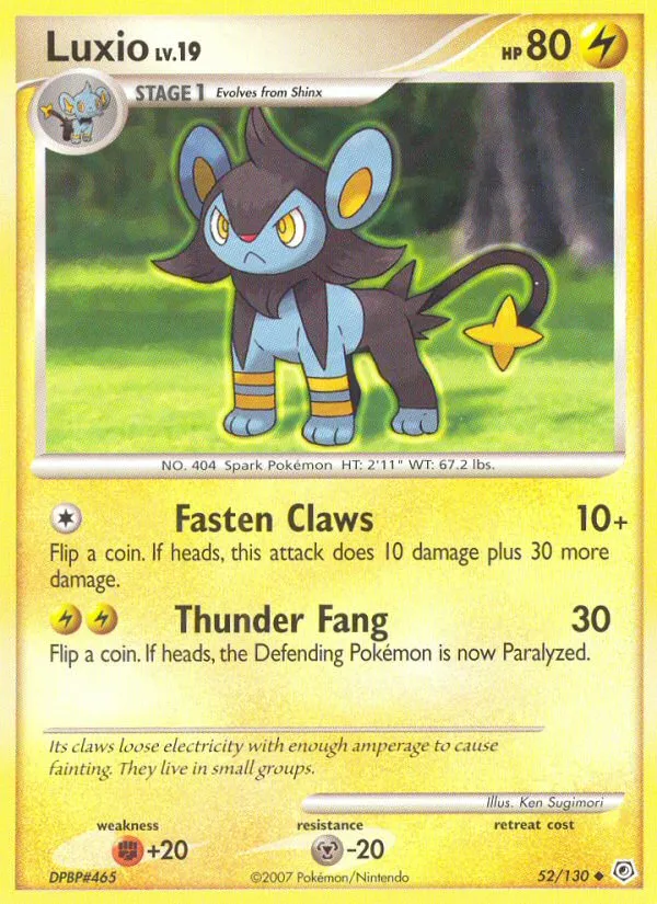 Luxio card image