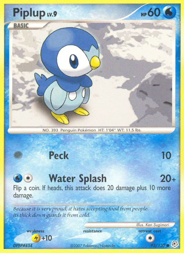 Piplup card image