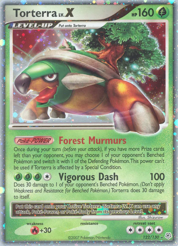 Torterra LV.X #122 card image