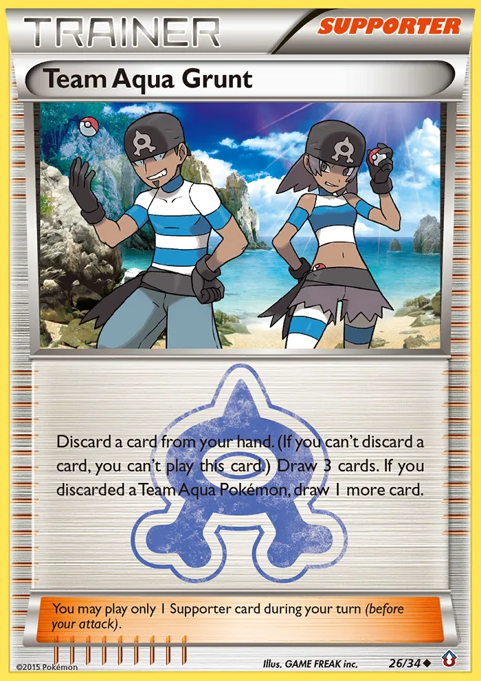 Team Aqua Grunt card image