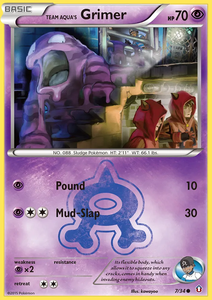 Team Aqua's Grimer card image