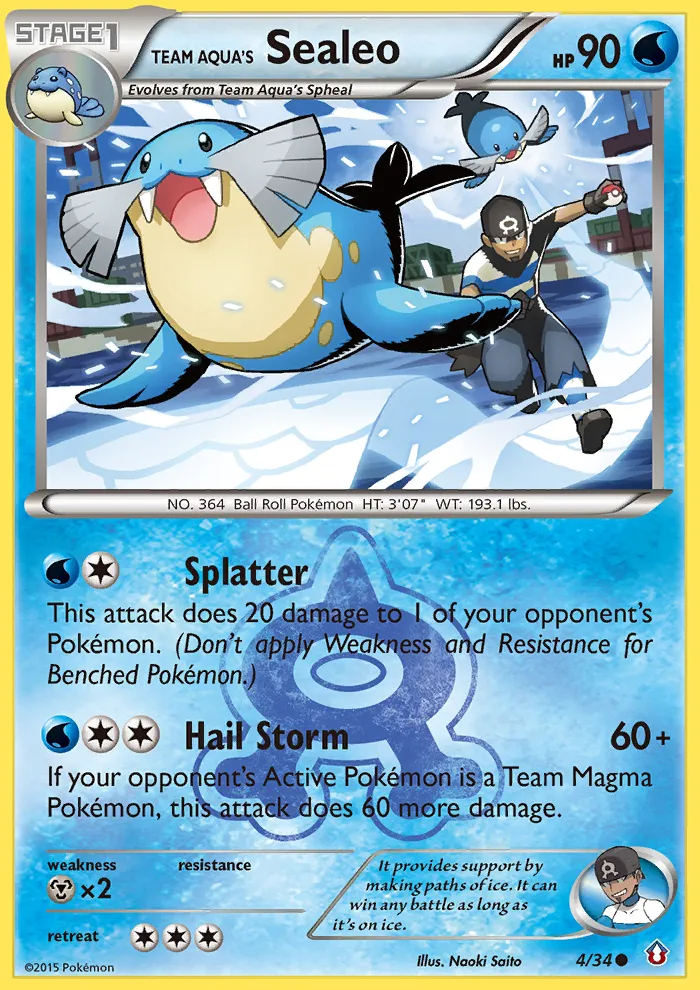 Team Aqua's Sealeo card image