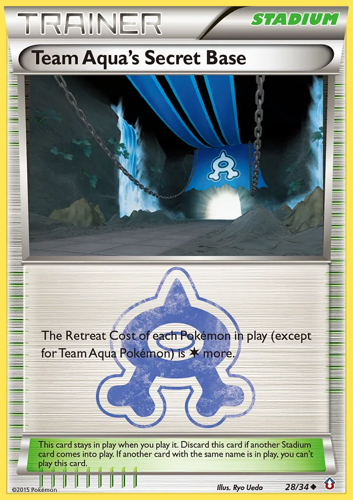 Team Aqua's Secret Base card image