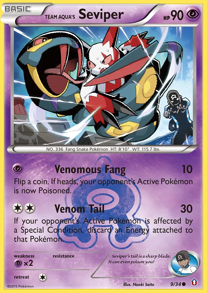 Team Aqua's Seviper card image
