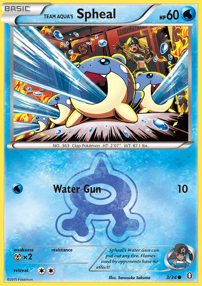 Team Aqua's Spheal #3 card image