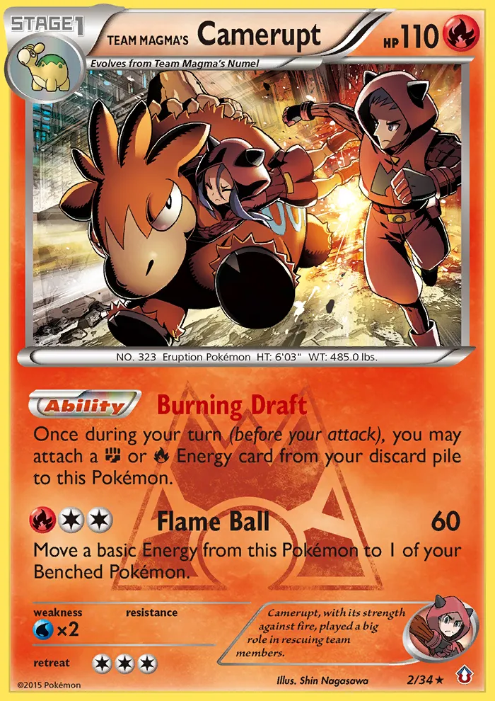 Team Magma's Camerupt card image