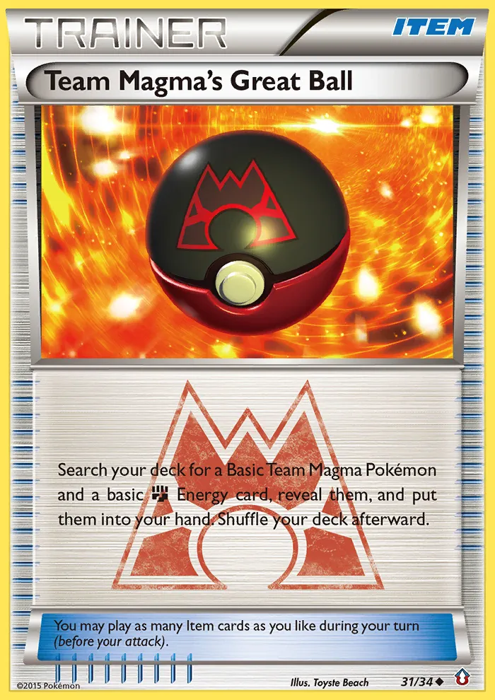 Team Magma's Great Ball #31 card image