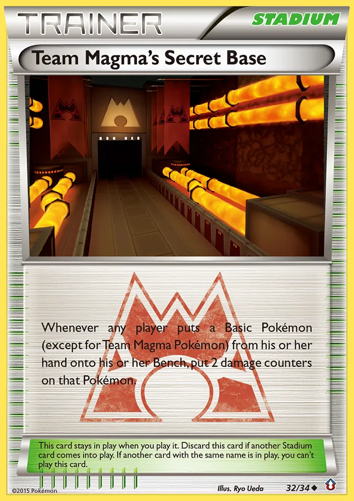 Team Magma's Secret Base card image