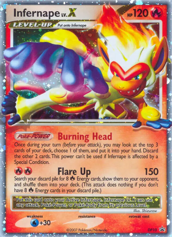 Infernape LV.X card image