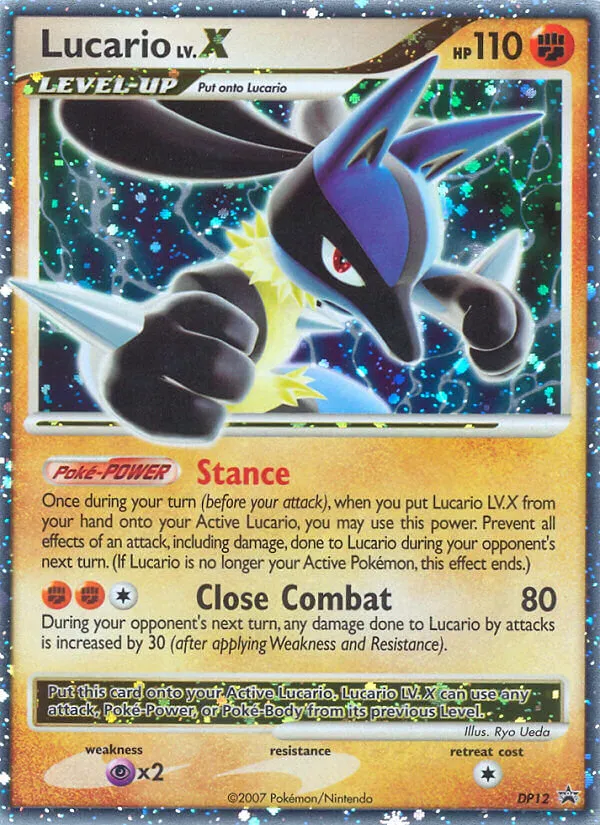 Lucario LV.X #DP12 card image