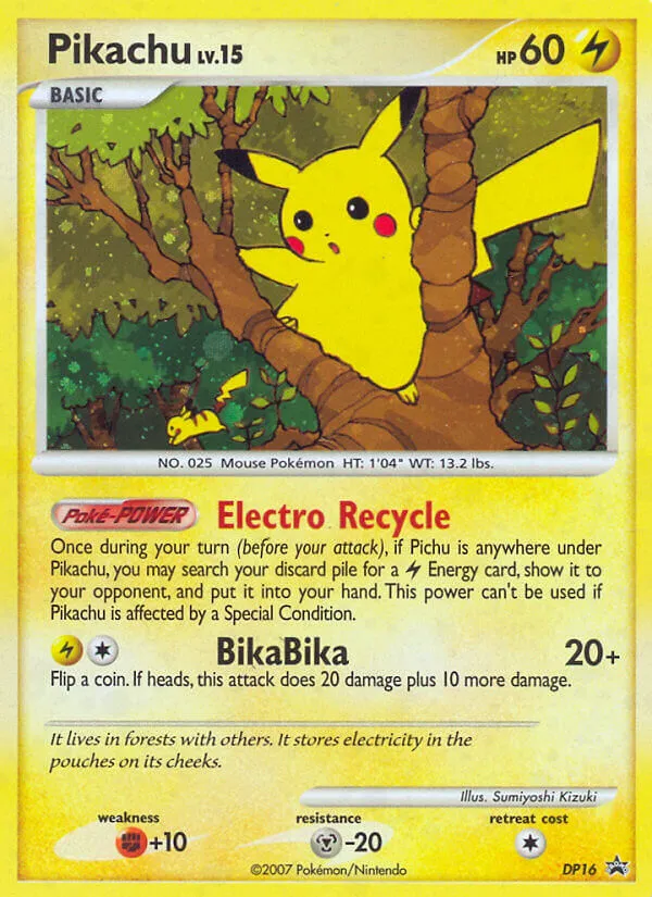 Pikachu card image