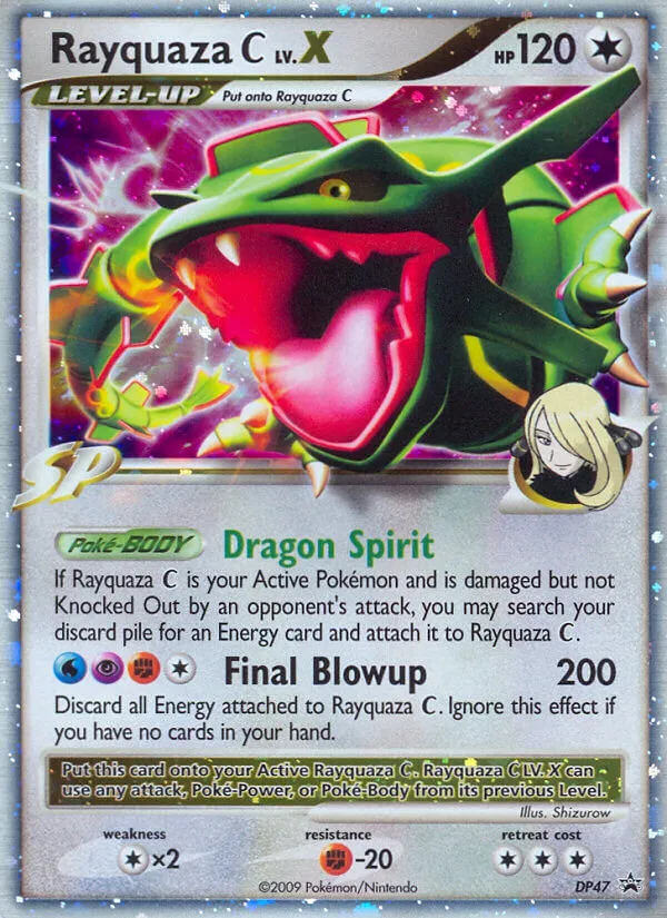 Rayquaza C LV.X #DP47 card image