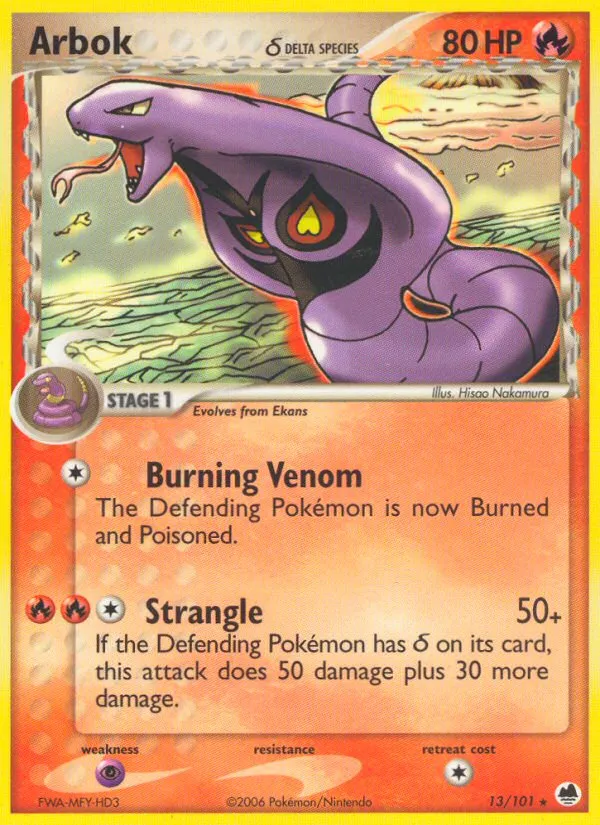 Arbok (Delta Species) card image