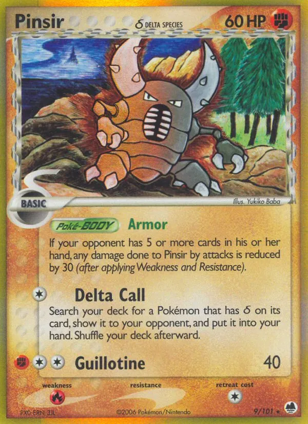 Pinsir (Delta Species) card image