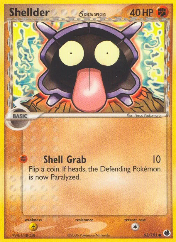 Shellder (Delta Species) card image
