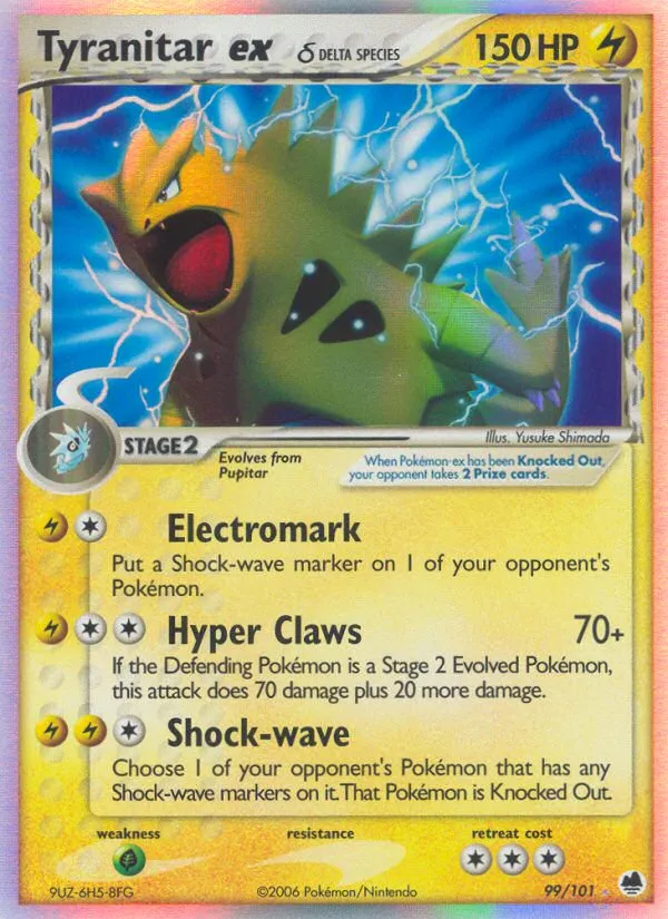 Tyranitar ex (Delta Species) #99 card image