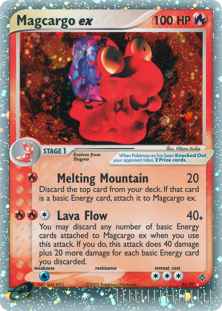 Magcargo ex card image