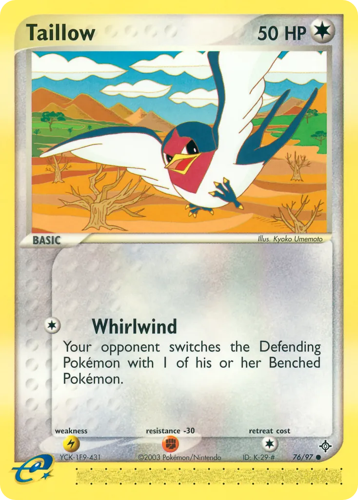 Taillow card image