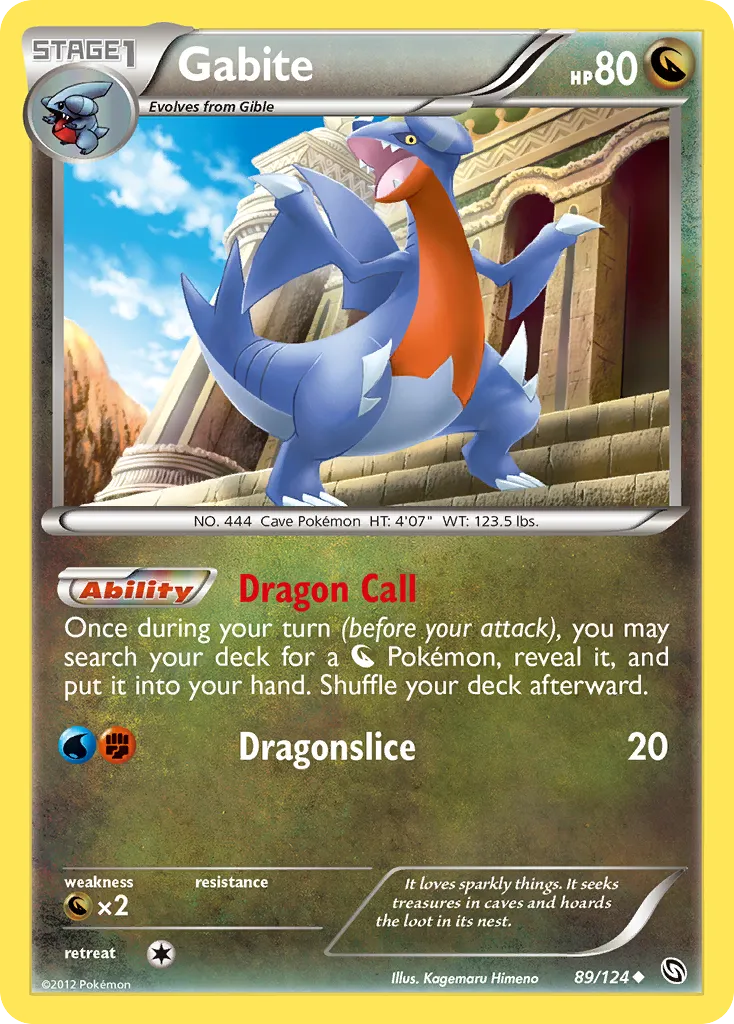 Gabite card image