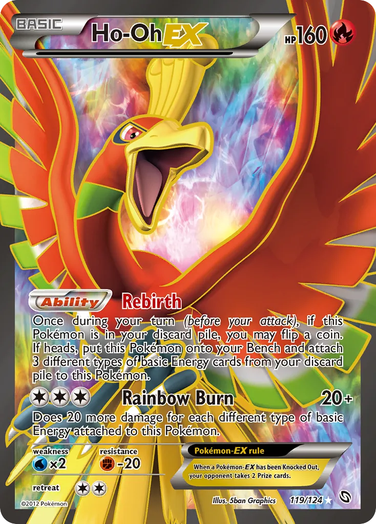 Ho-Oh-EX #119 card image
