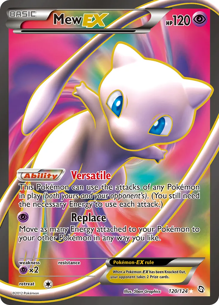 Mew-EX #120 card image