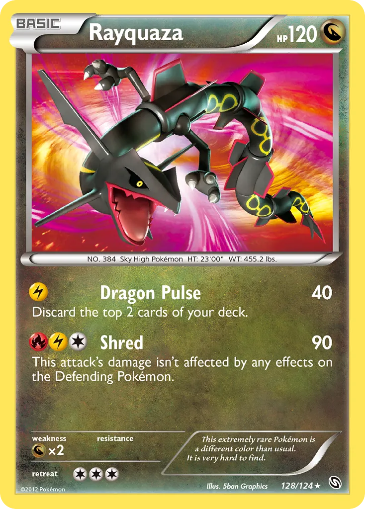 Rayquaza #128 card image