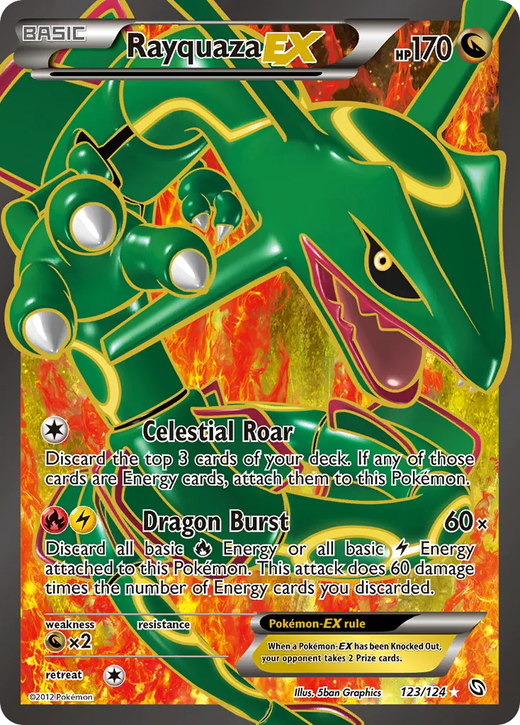 Rayquaza-EX #123 card image