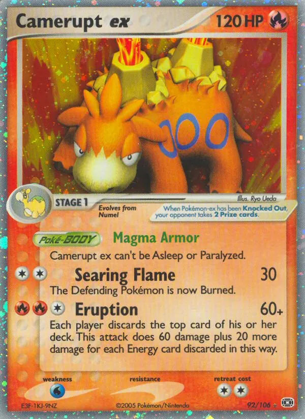 Camerupt ex card image